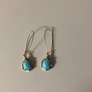 Kendra Scott turquoise drop earrings
